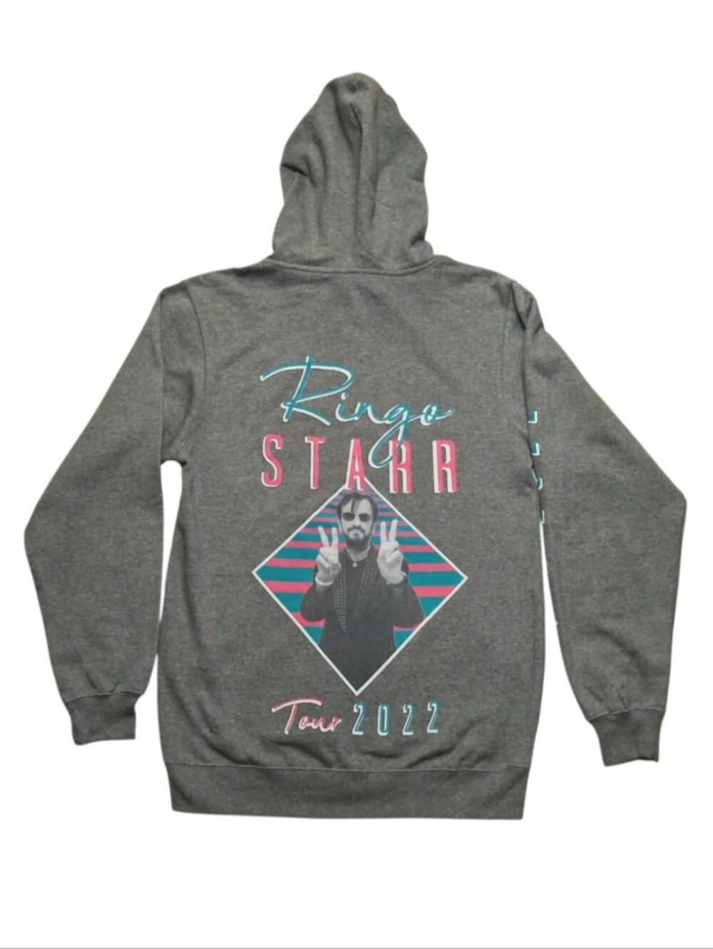 Ringo Star Tour 2022 Zip Up Hooded Sweatshirt Fleece Men's Small NWOT NEW